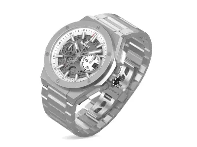 Hublot Big Bang Integranted 42mm White Luxury Watch 3D model