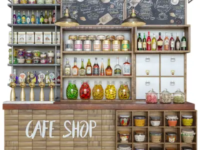 CafeShop coffee shop 3D model