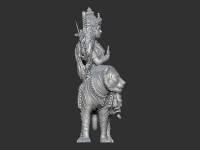 Durga mata  3D print model