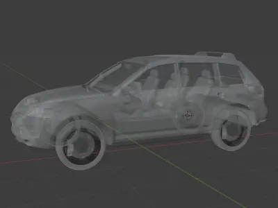 Car Volkswagen Touareg 3D model