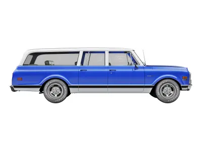 Chevrolet suburban 1972 3D model