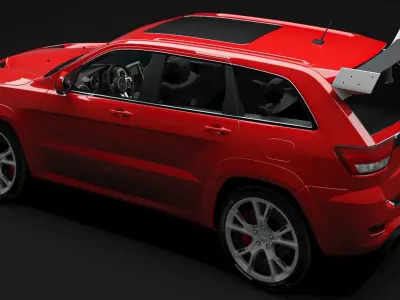 Jeep Grand Cherokee SRT 8  Realistic 3D model
