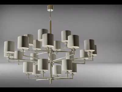 COMETA  Chandelier 3dModel 3D model