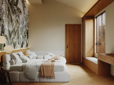 hotel rooms interior  21 3D model