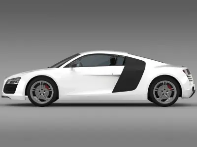 Audi R8 2013 3D model