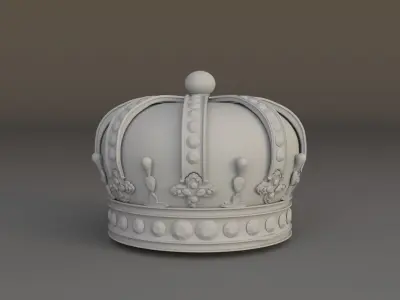 Crown Low-poly 3D model