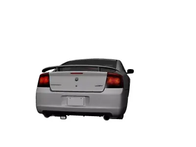 DODGE CHARGER SRT8 Low-poly 3D model