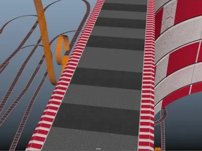 Gta V SKy Racing 3D Mod Insane Racing 3D Model With Textures Low-poly 3D model