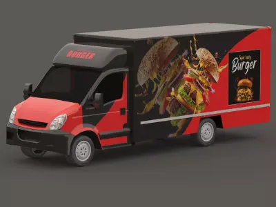 Burger Truck 2 3D model