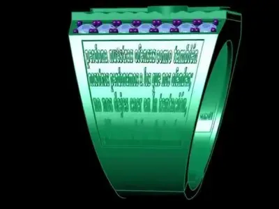 PADRENUESTRO RING 3D print model