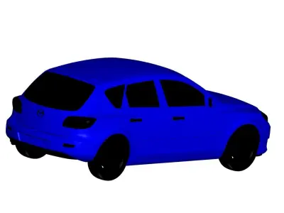 Mazda 3 hatchback  3D model