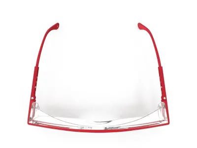 SO Glasses Safety Clear Low-poly 3D model