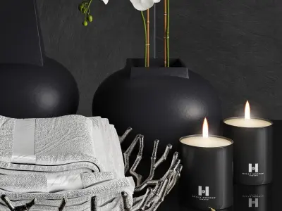 Bathroom decoration by Kelly hoppen 3D model