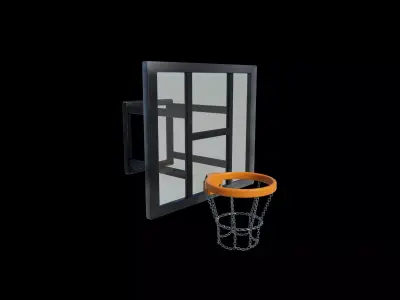 basketball hoop 02 3D model