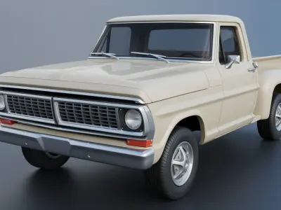 F-100 1970 3D print model