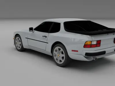 Porsche 944 S2 3D model