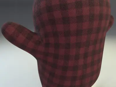 Sci-fi Monster Puppet - Textured Fantasy Model Low-poly 3D model