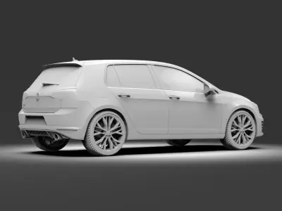 Volkswagen Golf 2014 3D model