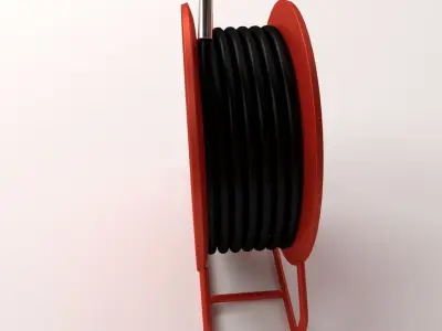 Fire Hose Reel 3D model