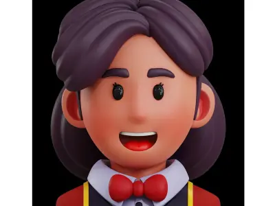 Avatar Job Profession 3D Icon 3D model