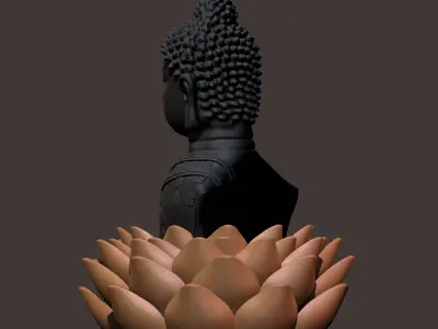 Buddha for 3D Printing  3D print model