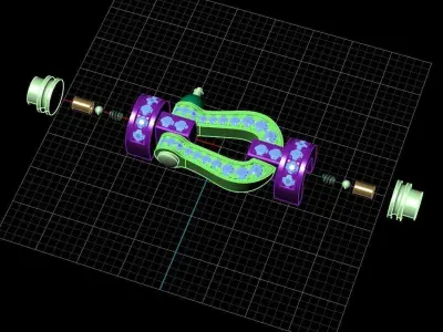 Force Medium diamond bracelet 3D print model