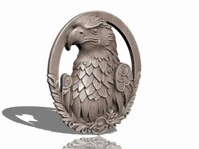 EAGLE RELIEF FOR CNC AND 3D PRINTING 3D print model