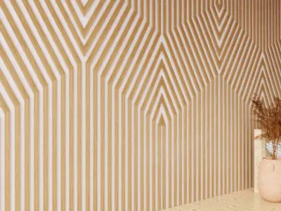 Wall wood seamless set2 V10 3D model