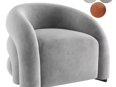Armchair Hugo 3D model