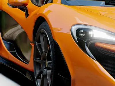 Mclaren P1  Low-poly 3D model