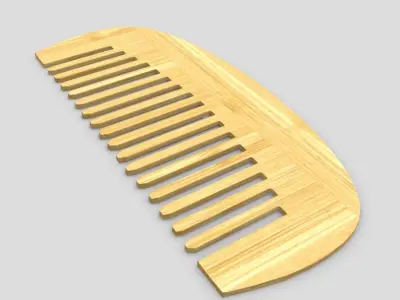 CC0 - Hair Comb 6 Free low-poly 3D model