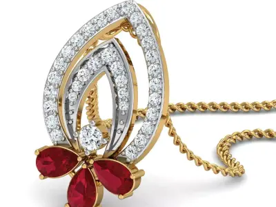 Diamond Locket Set 3D print model