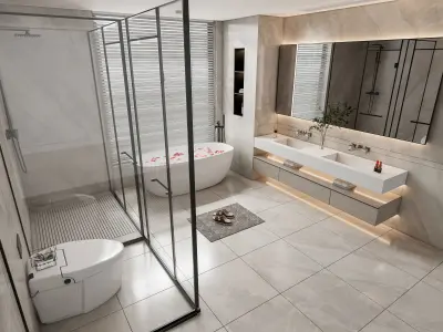 Bathroom 93 3D model