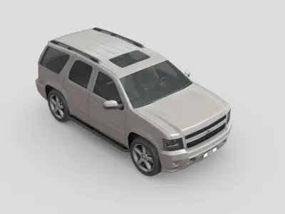 Chevrolet Tahoe 2010 Low-poly 3D model