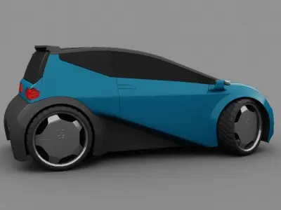 City car model 3D model