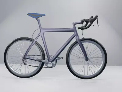 opera bicycle Low-poly 3D model