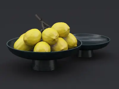 Fruit Bowl III 3D model