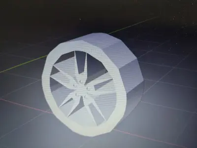 car drive 3D print model