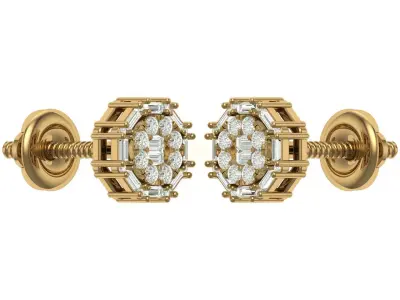Earring 3D print model 27