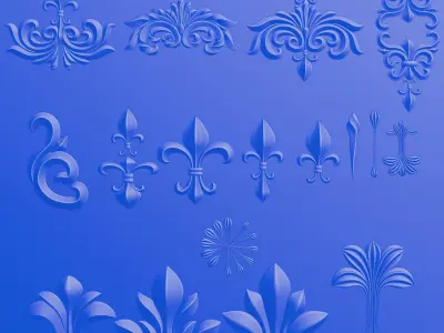 Ornament Pack 3D model