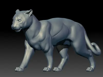 Panther 3D model buy