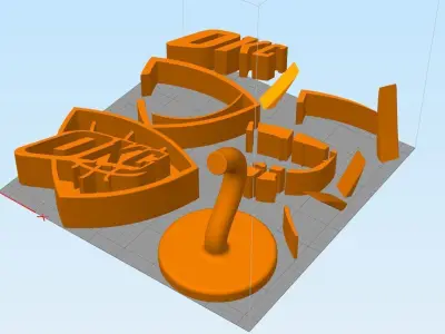 Oklahoma City Thunder NBA 3D print model