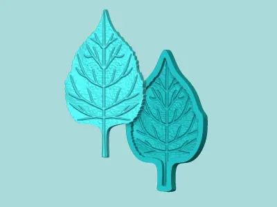 03 Sunflower Leaf Mold Collection - Silicone Maker - Template