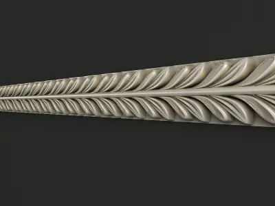 3D Carved molding model 3D model