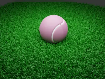A Tennis Ball  3D model
