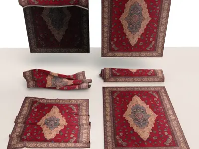 Carpet rug 002 3D model