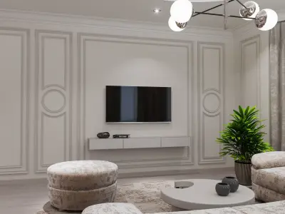 INTERIOR NEOCLASSIC FULL  3D model