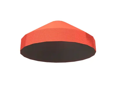 Pile of Soccer Cones v1 004 Low-poly 3D model