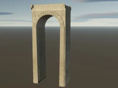 Viaduct Arch Bridge 3D model
