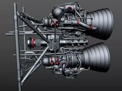 Rocket Thrusters 3D model